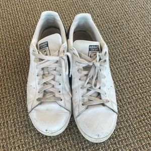 Stan Smith Adidas White with Blue Size 10.5